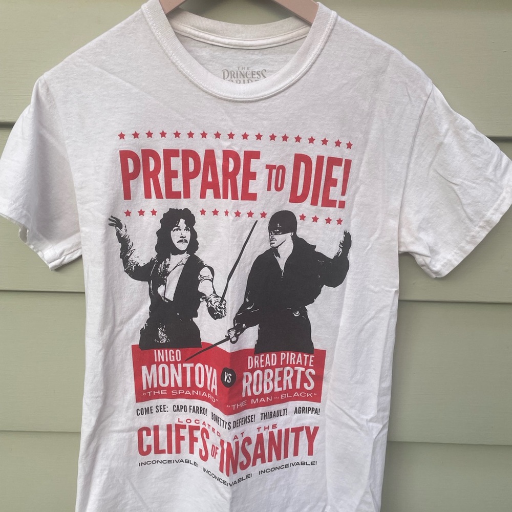 Princess Bride Movie Reference White T Shirt
